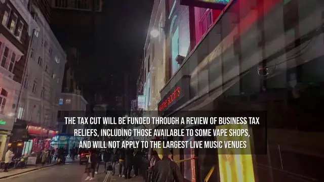 Video thumbnail for Burnham Cuts Business Rates For Pubs And Music Venues.