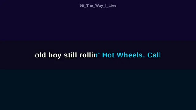Video thumbnail for Karaoke W/ Lyrics: The Way I Live | ARTificial Originals - not Tyler