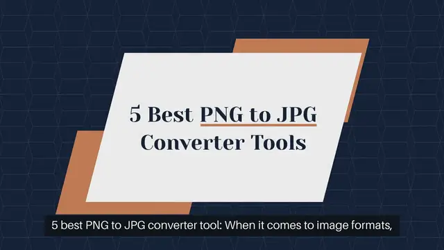 Video thumbnail for 5 best PNG to JPG converter tool