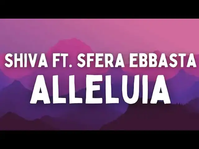 'Video thumbnail for Shiva ft. Sfera Ebbasta - Alleluia (Testo/Lyrics)@fuckshiva'