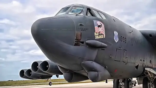 'Video thumbnail for B-52H Stratofortress • Nuclear Capable Bomber Aircraft'