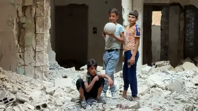 Video thumbnail for The cost of rebuilding family homes in war-ravaged Syria