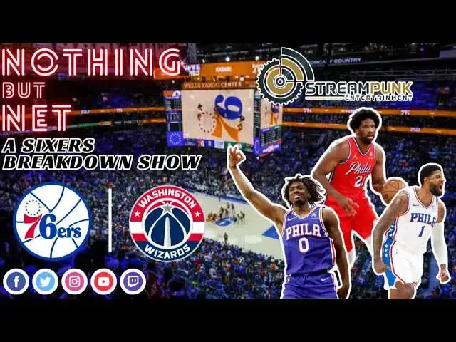 Video thumbnail for Nothing But Net | Philadelphia vs Washington | 76ers Postgame Show