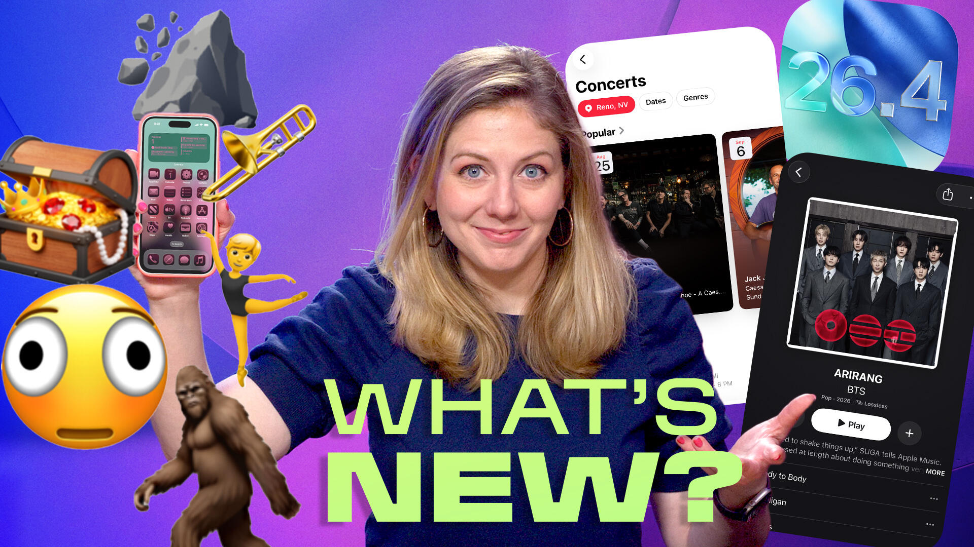 Video thumbnail for Don't Wait: iOS 26.4 Brings New Emoji, Keyboard Fixes, AI Playlists