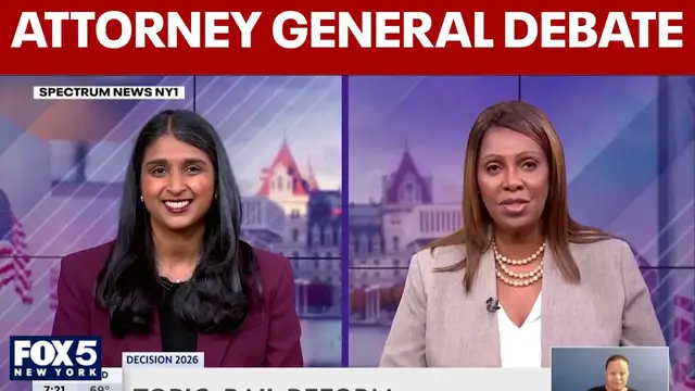 Video thumbnail for Insults fly during New York AG debate between James and Komatireddy