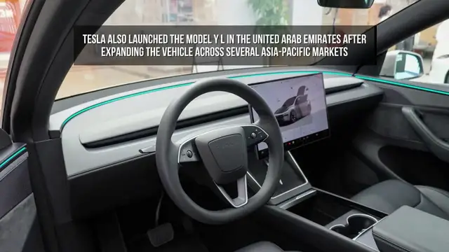 Video thumbnail for Tesla Launches Six-Seat Model Y L to Revive U.S. Sales.
