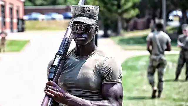 'Video thumbnail for U.S. Army & U.S. Air Force Drill Teams Face-Off In Practice'