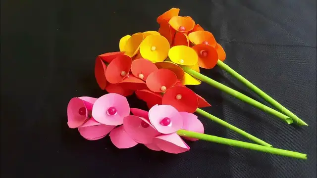 Video thumbnail for Home Decoration flower || mini tulip artificial flower || wedding fake flower