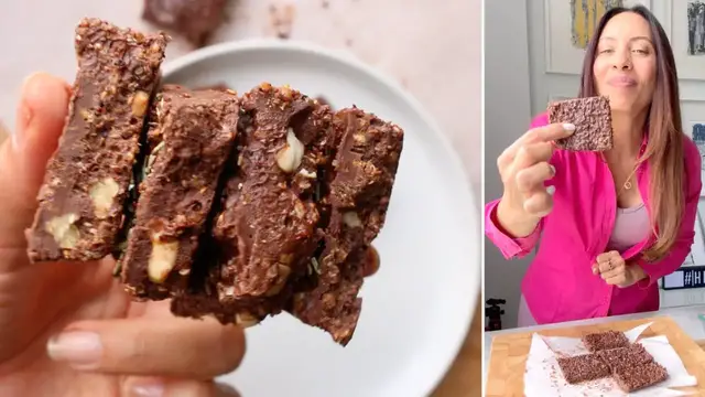 'Video thumbnail for Si te sobra quinoa ponle chocolate y prepara este snack crujiente'