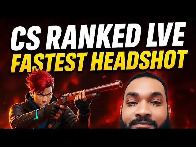 Video thumbnail for 🔴 Free Fire CS Ranked Live | Fastest Headshot + High K/D | Bangladesh Server | Live Now
