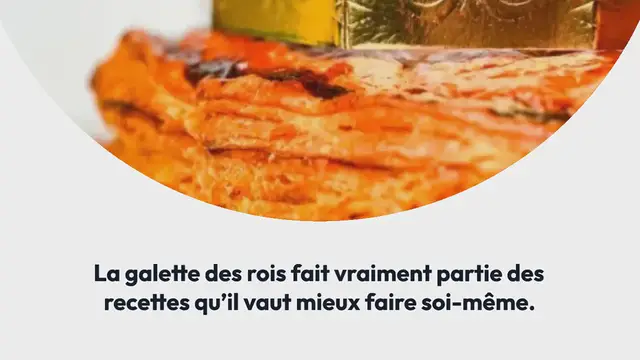 Video thumbnail for Galette des rois frangipane de Cyril Lignac (version facile)