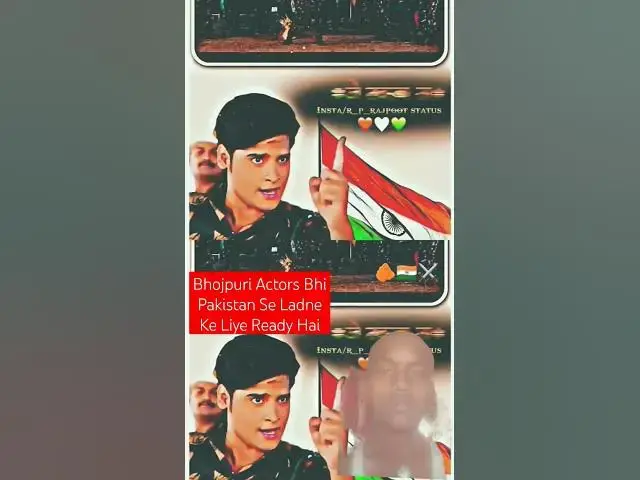 Video thumbnail for Bhojpuri Actors Bhi Pakistan Se Ladne Ke Liye Ready Hai😱 India Army Attitude status Tohra Bap Ke Na