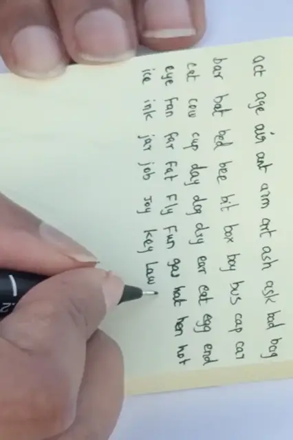 Video thumbnail for Most words written on a sticky note - 150 by Pushpajothi Ravikumar