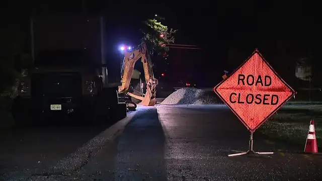 Video thumbnail for Water main break causes low pressure for Bridgewater residents; crews making repairs