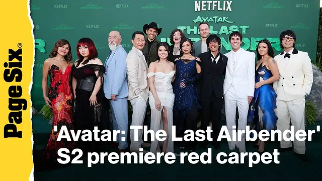 Video thumbnail for Daniel Dae Kim, Gordon Cormier, Miya Cech and more attended the premiere of 'Avatar: The Last Airbender' Season 2