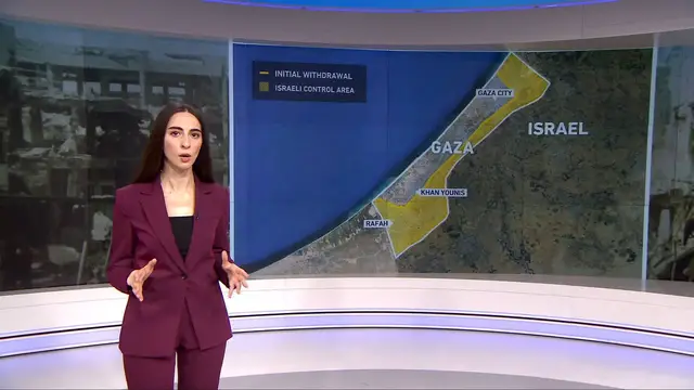 'Video thumbnail for Israel’s ‘yellow line’ explained: What it means for Gaza’s future'