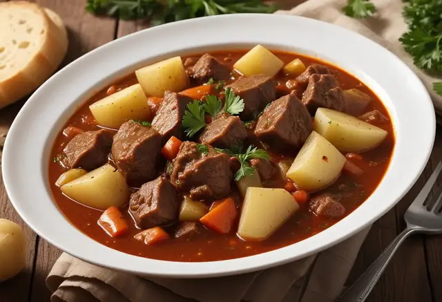 Video thumbnail for Easy Lamb Goulash (Hungarian Stew)