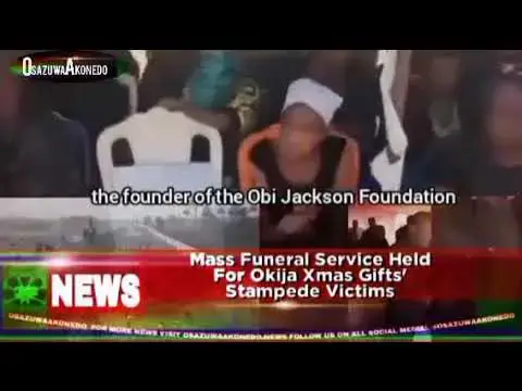 Video thumbnail for Mass Funeral Service Held For Okija Xmas Gifts' Stampede Victims