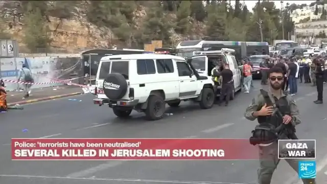 'Video thumbnail for Deadly shooting attack at Jerusalem bus stop'