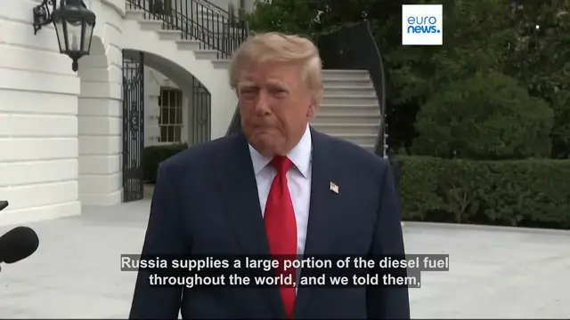 Video thumbnail for Trump says Ukraine needs new president after Zelenskyy condemns Russia fuel deal