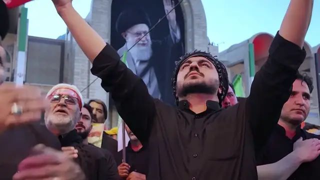 Video thumbnail for Thousands Gather in Tehran for Second Day of Ali Khamenei's Funeral Ceremony