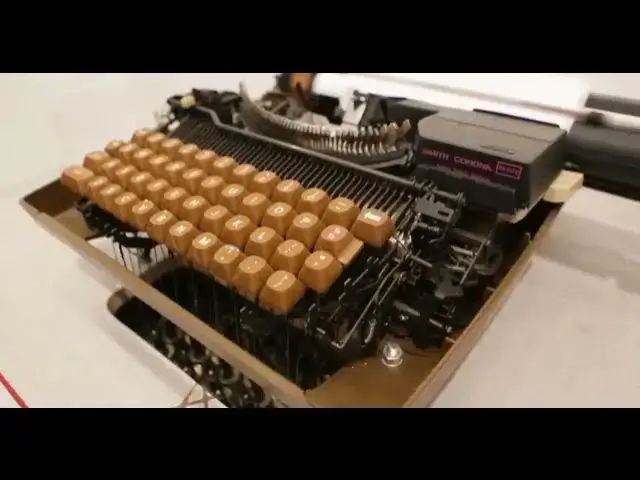 Video thumbnail for Vintage Type Writer