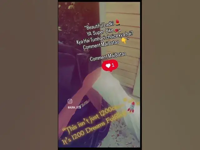 Video thumbnail for What's Your Choice Beautiful Women or Super Bike 🏍️ 🔥🔥Comment Your Answer #trendingnow#shayari#India