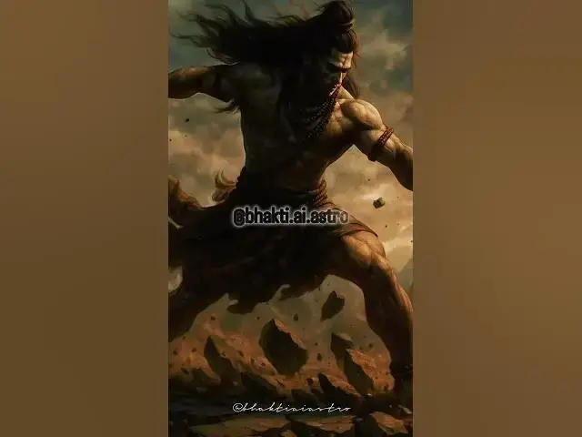 Video thumbnail for Jab Mahadev kadam rakhta hai, pahad nahi, poora kismat hil jaati hai. 🔥🕉️Tandav mode: ON.