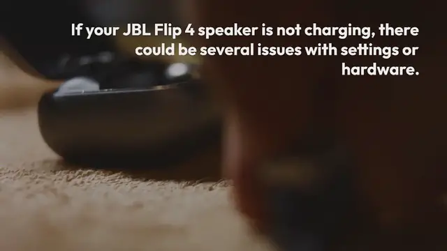 Video thumbnail for JBL Flip 4 Not Charging Solved