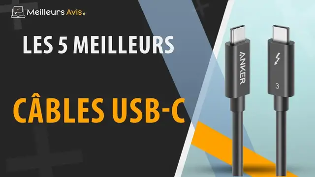 Video thumbnail for ⭐️ MEILLEUR CABLE USB-C - Comparatif 2023