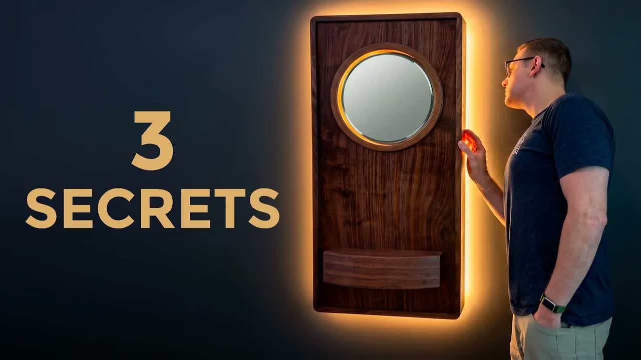 Video thumbnail for Keith Johnson Woodworking: This Cabinet Hides 3 Secrets.
