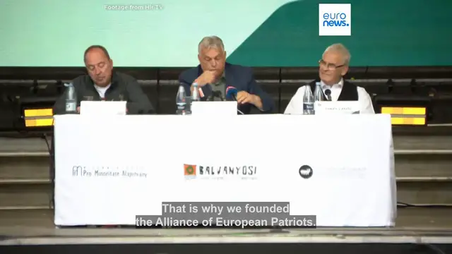 Video thumbnail for Viktor Orbán calls for new era of 'resistance politics'