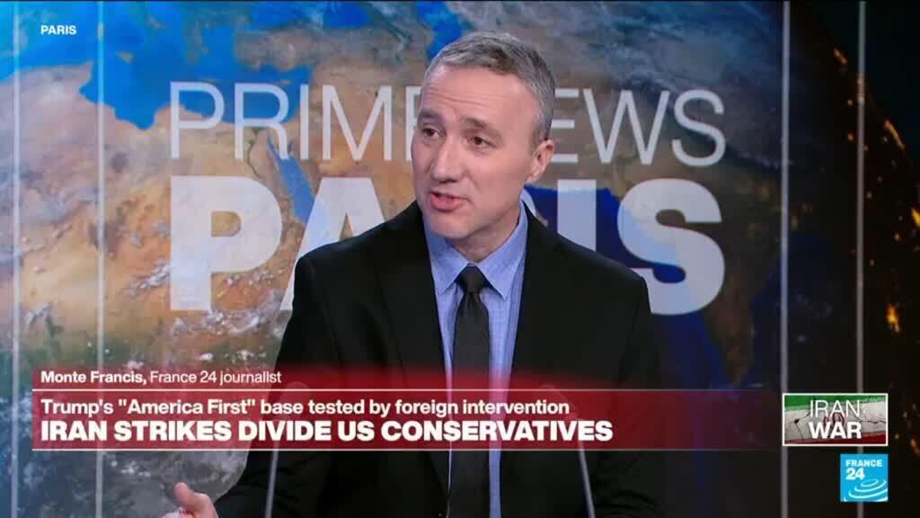 Video thumbnail for US war on Iran divides American conservatives, MAGA voters