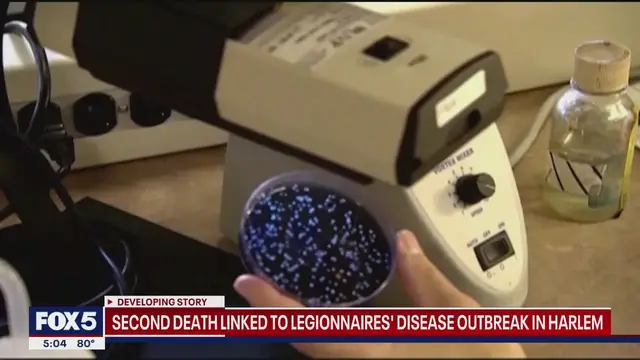Video thumbnail for Second death from Legionnaires Disease outbreak in Harlem