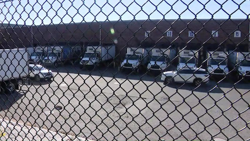 Video thumbnail for Firefighters battle blaze at Syosset beverage distributor building