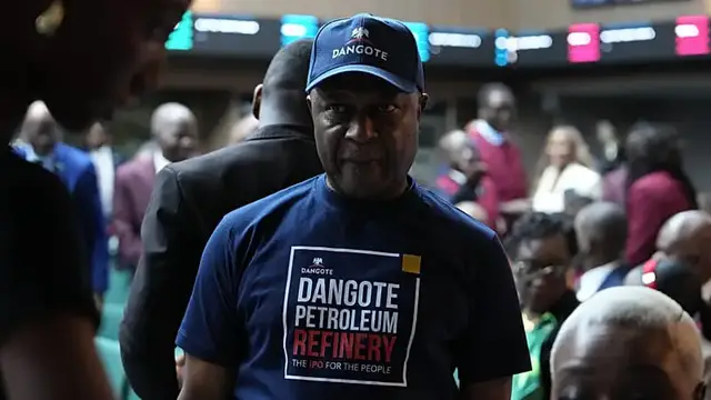 Video thumbnail for Aliko Dangote hails refinery IPO as 'historic day' for Africans