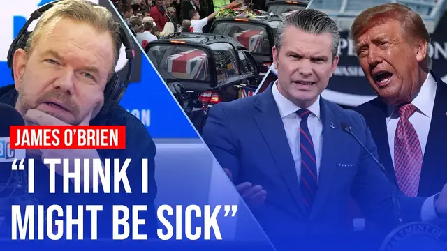 Video thumbnail for James O'Brien's 'blood boils' as US diminishes UK's role in Afghanistan