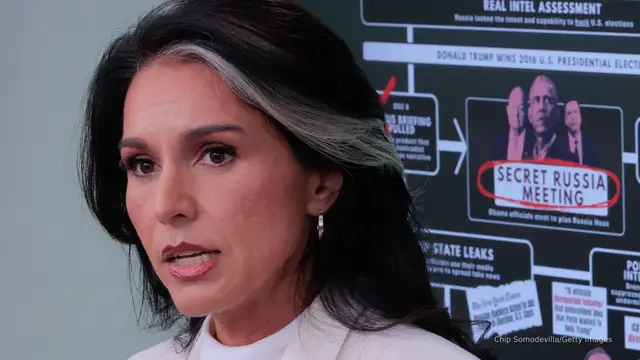 'Video thumbnail for Gabbard bypasses CIA, declassifies GOP intel report on 2016 election'