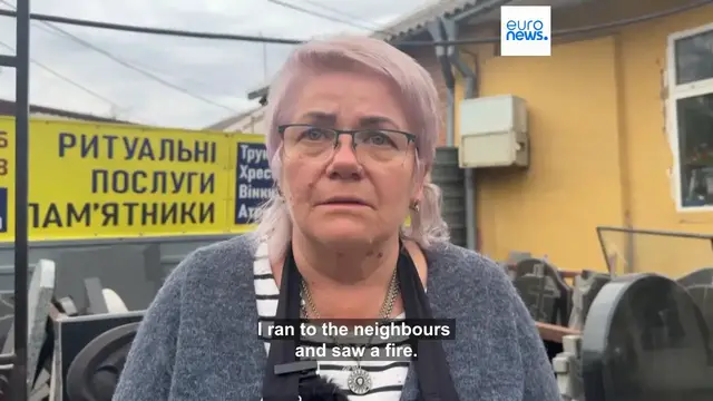 Video thumbnail for Russia launches drone attack on Dnipro and Kharkiv, killing one and injuring 50