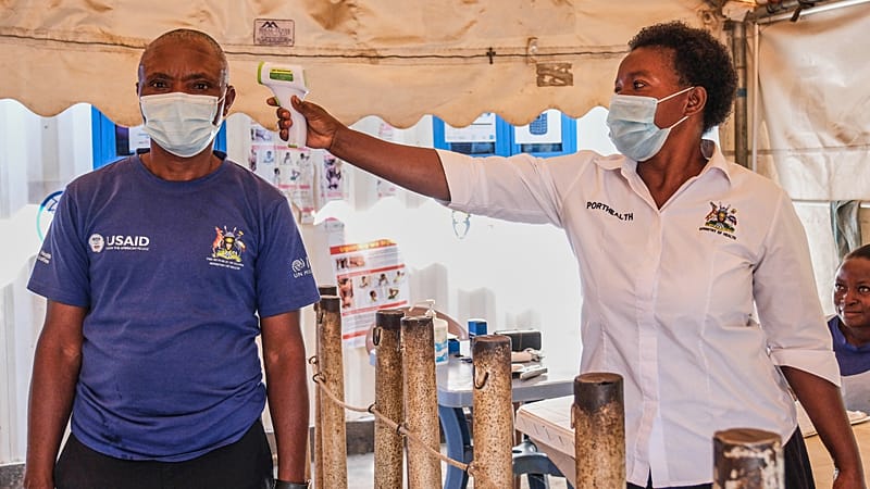 Video thumbnail for W.H.O. chief praises Uganda's efforts to limit spread of Ebola outbreak