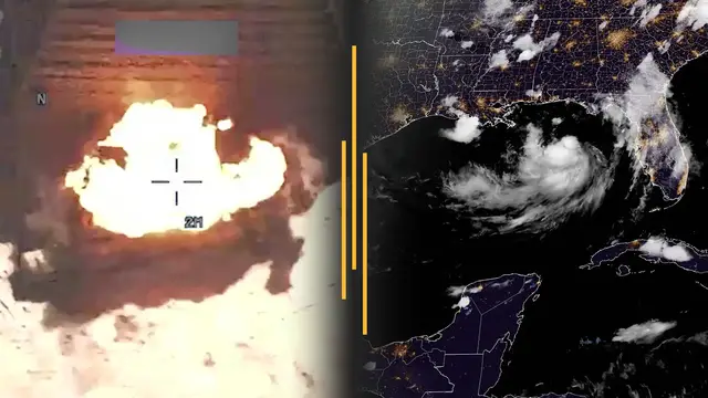 Video thumbnail for Iran conflict widens after 10 days of strikes; Tropical Storm Bertha strengthens