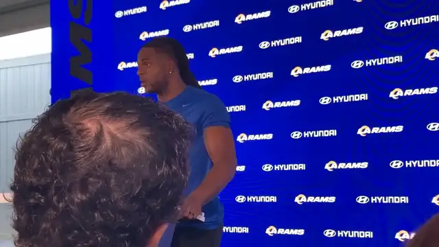 Video thumbnail for Los Angeles Rams WR Davante Adams on What He Likes About the Team, Playoffs, Clarity and More