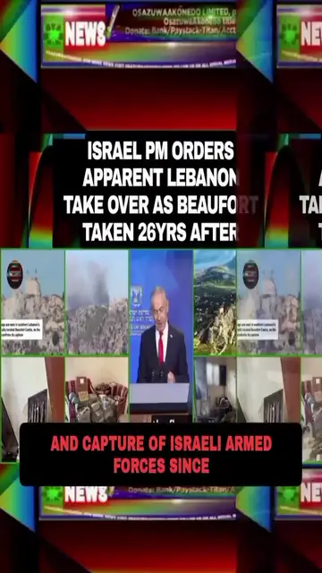 Video thumbnail for Israel PM Orders Apparent Lebanon Take Over As Beaufort Taken 26yrs After