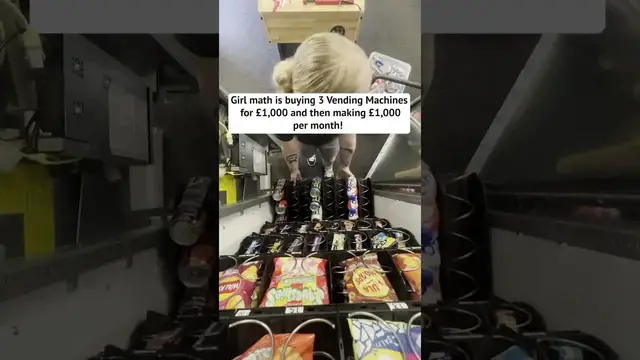 'Video thumbnail for moneymakingmeg: vending machine business: restocking for passive income!'