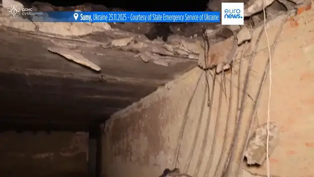 Video thumbnail for Ukraine strikes Russian Shatura power plant in the Moscow region