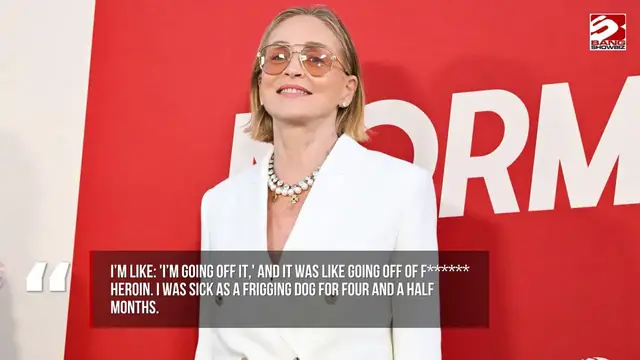 Video thumbnail for Sharon Stone was as sick as a dog after she gave up cannabis and stopped taking stroke medication
