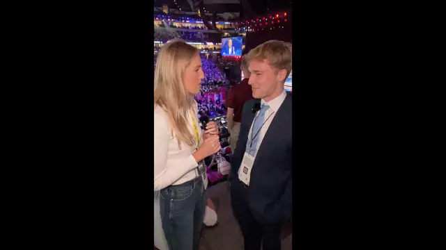 Video thumbnail for Young republicans break with Trump over Iran war