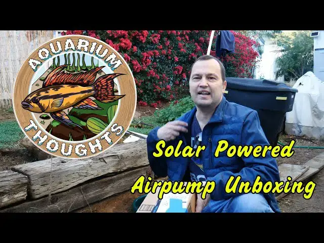 Video thumbnail for Solar Powered Air Pump Unboxing and testing for Outdoor Fishkeeping