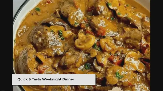 'Video thumbnail for Spicy Chicken Livers with Mushrooms'