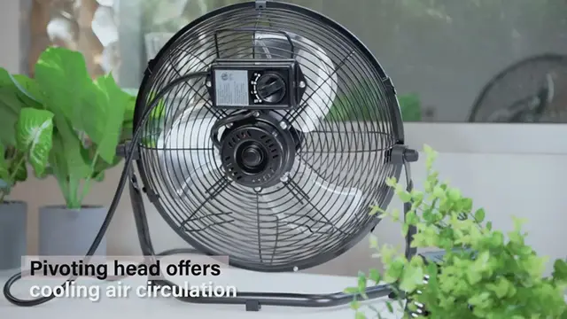 Video thumbnail for Simple Deluxe 18 Inch 3-Speed High Velocity Heavy Duty Metal Industrial Floor Fan